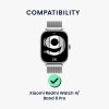 Комплект от 4 адаптера Kwmobile 20 mm за каишка за Xiaomi Redmi Watch 4 / Band 8 Pro, сребро/злато, стомана, KWM000025AY002C