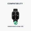 Комплект от 4 Kwmobile 20 мм адаптери за монтиране на каишка за Honor Watch 4, сребрист/черен, стомана, KWM000025AZ001C