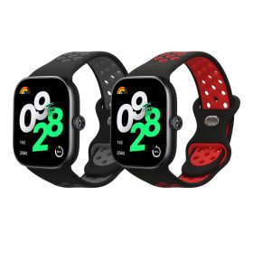   Комплект от 2 каишки Kwmobile за Xiaomi Redmi Watch 4, многоцветен, силикон, KWM000025BB001C