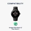 Комплект от 2 каишки Kwmobile за Google Pixel Watch 2/Pixel Watch, тъмно син/розов, найлон, KWM000025BF002C