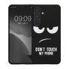 Калъф Kwmobile за Samsung Galaxy S24, черен/бял, силикон, KWM000021QE001C