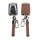 Калъф за автомобилен ключ Kwmobile за BMW 4 бутона - Smart Key, кафяв/сив, цинк, KWM000025BX001C