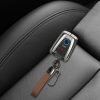 Калъф за автомобилен ключ Kwmobile за BMW 4 бутона - Smart Key, кафяв/сив, цинк, KWM000025BX001C