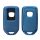 Капак за автомобилен ключ Kwmobile за Honda 3 бутона, син, силикон, KWM000025CM002C