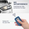 Капак за автомобилен ключ Kwmobile за Honda 3 бутона, син, силикон, KWM000025CM002C