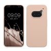 Kwmobile калъф за Nothing Phone 2a/Phone 2a Plus, кремав, силиконов, KWM000020LP004C