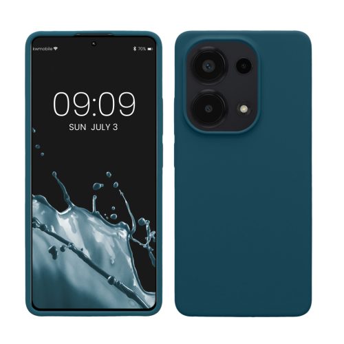 Kwmobile калъф за Xiaomi Redmi Note 13 Pro, син, силиконов, KWM000020LT002C