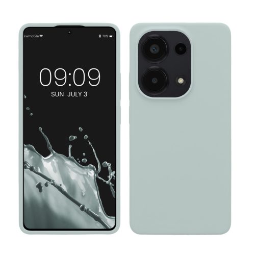 Kwmobile калъф за Xiaomi Redmi Note 13 Pro, светло зелен, силиконов, KWM000020LT005C