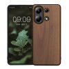 Kwmobile калъф за Xiaomi Redmi Note 13, кафяв, дърво/силикон, KWM000020LU001C