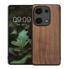 Kwmobile калъф за Xiaomi Redmi Note 13 Pro, кафяв, дърво/силикон, KWM000020LV001C