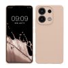 Kwmobile калъф за Xiaomi Redmi Note 13, кремав, силиконов, KWM000020LW002C