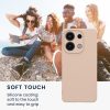 Kwmobile калъф за Xiaomi Redmi Note 13, кремав, силиконов, KWM000020LW002C