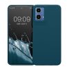 Kwmobile калъф за Motorola Moto G34, зелен, силиконов, KWM000022QS002C