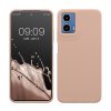 Kwmobile калъф за Motorola Moto G34, светло розов, силиконов, KWM000022QS003C