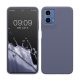 Kwmobile калъф за Motorola Moto G34, сив, силиконов, KWM000022QS004C