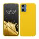 Kwmobile калъф за Motorola Moto G34, жълт, силиконов, KWM000022QS005C