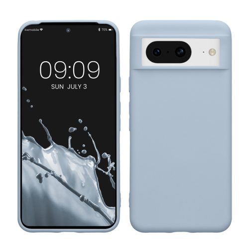 Kwmobile калъф за Google Pixel 8, светло син, силиконов, KWM0000208H017C