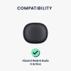 Калъф за слушалки Kwmobile за Xiaomi Redmi Buds 4 Active, черен, силикон, KWM000025DJ001C