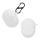 Калъф за слушалки Kwmobile за Google Pixel Buds A Series, бял, силикон, KWM000025DK002C