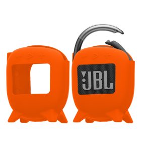   Калъф Kwmobile за JBL Clip 4, оранжев, силикон, KWM0000181U003C