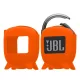 Калъф Kwmobile за JBL Clip 4, оранжев, силикон, KWM0000181U003C