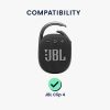 Калъф Kwmobile за JBL Clip 4, оранжев, силикон, KWM0000181U003C