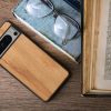 Kwmobile калъф за Google Pixel 8 Pro, кафяв, дърво/силикон, KWM0000208Y003C