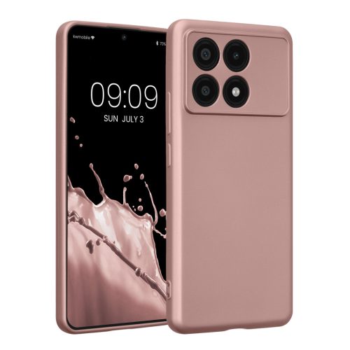 Kwmobile калъф за Poco X6 Pro, розов, силиконов, KWM000020ME001C