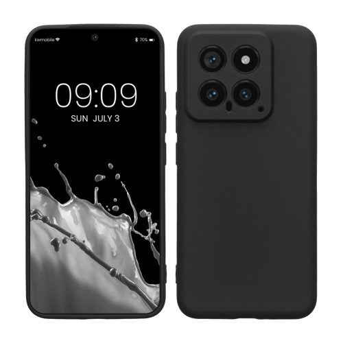Kwmobile калъф за Xiaomi 14, черен, силиконов, KWM000020ML001C