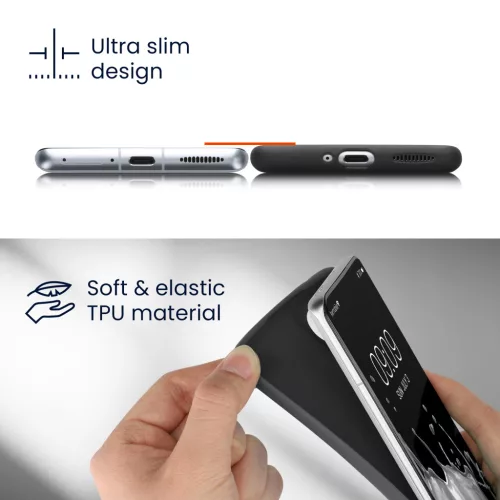 Kwmobile калъф за Xiaomi 14, черен, силиконов, KWM000020ML001C