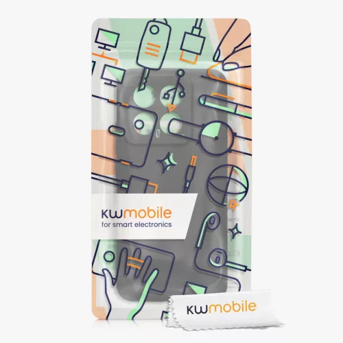Kwmobile калъф за Xiaomi 14, черен, силиконов, KWM000020ML001C