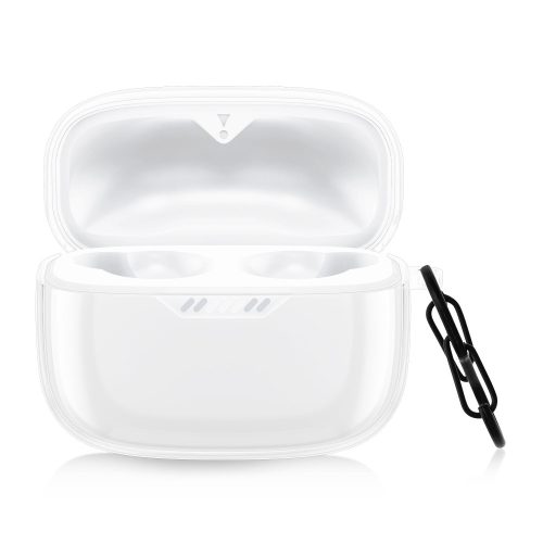 Калъф за слушалки Kwmobile за JBL Tune 130 NC TWS, прозрачен, силикон, KWM000025FC001C