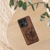Kwmobile Кейс за Xiaomi Redmi Note 13 Pro 5G, Кафяв, Дървен/Силиконов, KWM000020MN001C