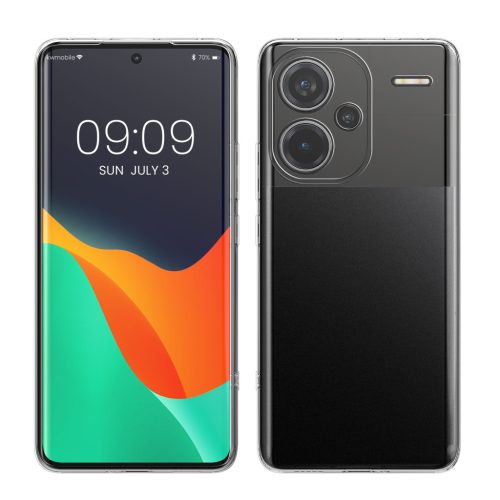 Kwmobile калъф за Xiaomi Redmi Note 13 Pro Plus 5G, прозрачен, силиконов, KWM000020MR001C