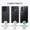 Калъф Kwmobile за Xiaomi Redmi Note 13 Pro, прозрачен/черен, силикон, KWM000020MW001C