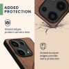 Kwmobile калъф за Xiaomi Redmi Note 13 Pro, кафяв, дърво/силикон, KWM000020NA001C