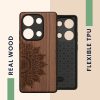 Калъф Kwmobile за Xiaomi Redmi Note 13 Pro, кафяв, дърво, KWM000020NA002C
