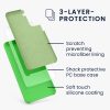 Калъф Kwmobile за Samsung Galaxy S21, зелен, силикон, KWM000012BT075C