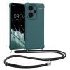 Kwmobile калъф с връзка за връзка за Xiaomi Redmi Note 13 Pro Plus 5G, зелен, силиконов, KWM000020ND001C