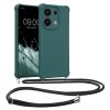 Kwmobile калъф с връзка за връзка за Xiaomi Redmi Note 13, зелен, силиконов, KWM000020NE001C