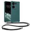 Kwmobile калъф с връзка за връзка за Xiaomi Redmi Note 13 Pro, зелен, силиконов, KWM000020NF001C