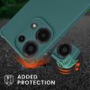 Kwmobile калъф с връзка за връзка за Xiaomi Redmi Note 13 Pro, зелен, силиконов, KWM000020NF001C