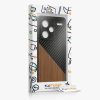Kwmobile Кейс за Xiaomi Redmi Note 13 Pro Plus 5G, Кафяв/Черен, Дървен/Силиконов, KWM000020NI001C