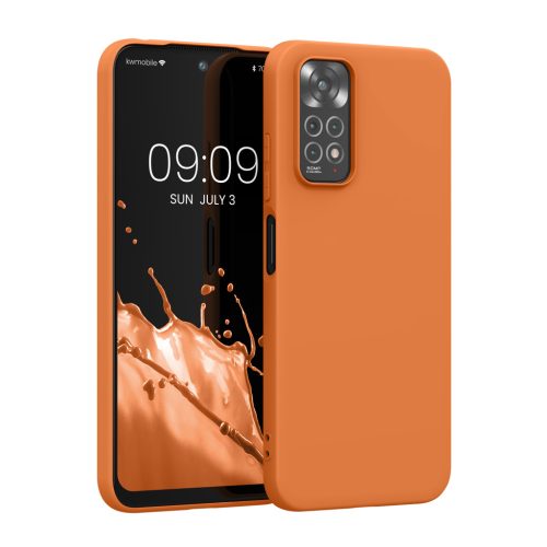 Kwmobile калъф за Xiaomi Redmi Note 11/Note 11s, оранжев, силиконов, KWM0000150V055C