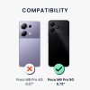 Kwmobile калъф за Xiaomi Poco M6 Pro 5G, черен, силиконов, KWM000020MI001C