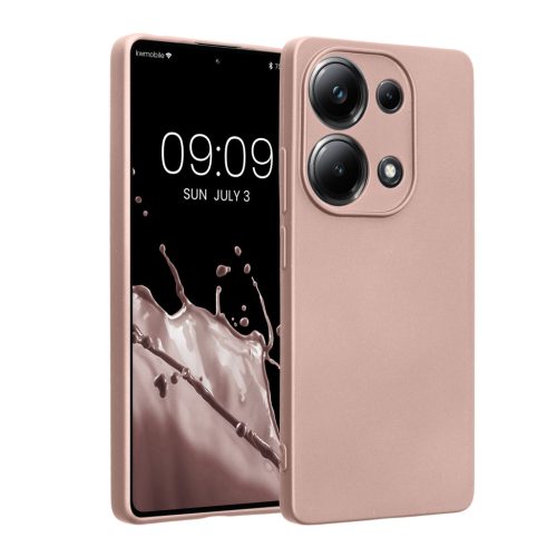 Kwmobile калъф за Poco M6 Pro, розов, силиконов, KWM000020MJ001C