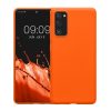 Kwmobile калъф за Samsung Galaxy S20 FE, оранжев, силиконов, KWM0000121L061C