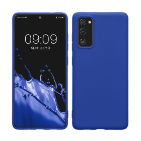   Калъф Kwmobile за Samsung Galaxy S20 FE, син, силикон, KWM0000121L062C