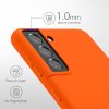 Kwmobile калъф за Samsung Galaxy S21, оранжев, силиконов, KWM000012BS040C