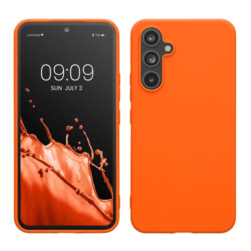 Kwmobile калъф за Samsung Galaxy A54 5G, оранжев, силиконов, KWM000018FR031C